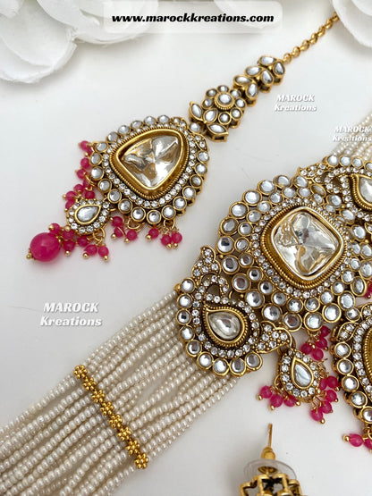 Aarzoo Kundan Statement Choker set