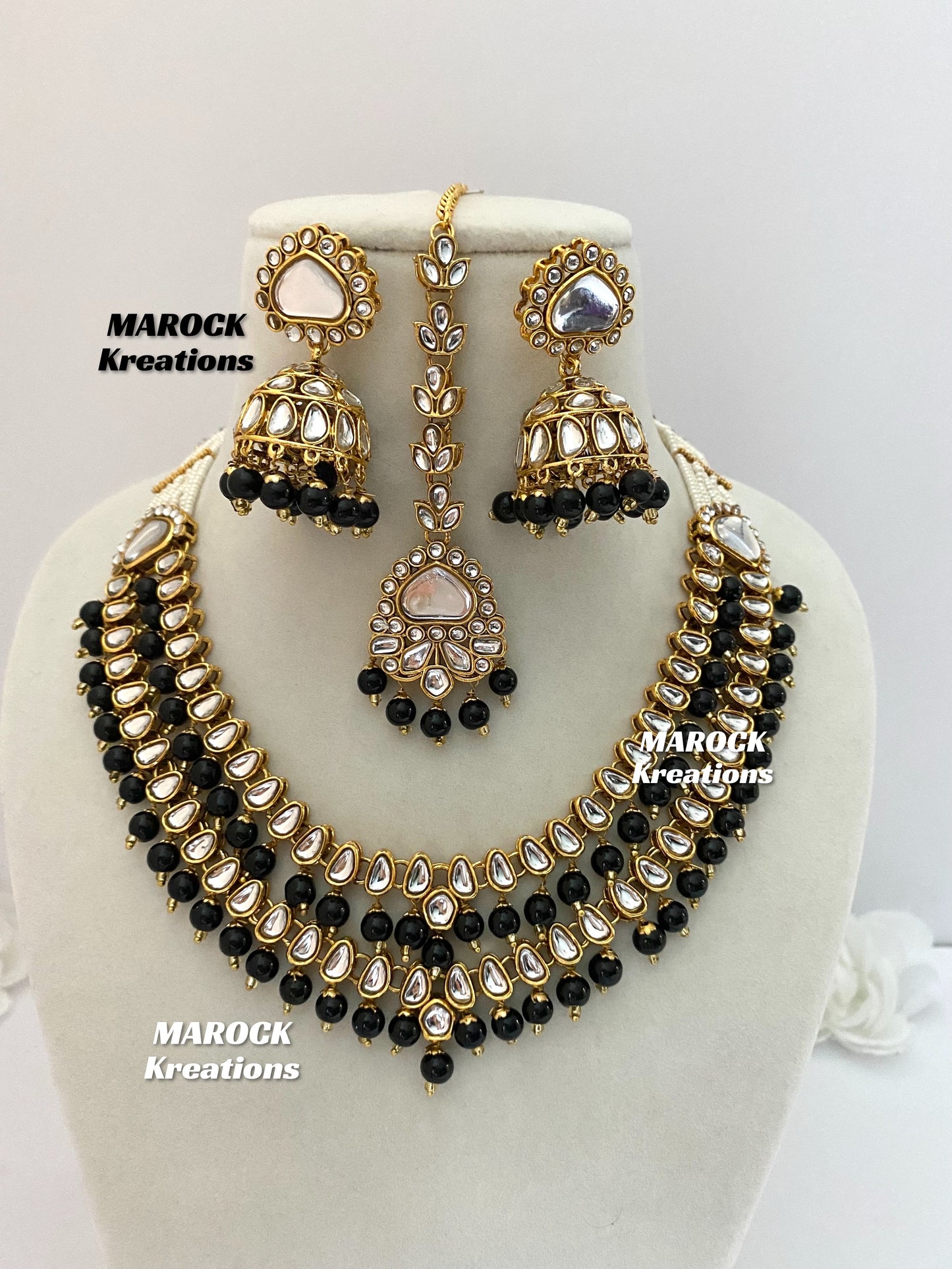 Premium Quality double layer Kundan Necklace sets/2 layer necklace sets