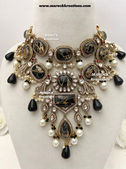 Jane Sabyasachi inspired Premium Quality  Kundan statement necklace set