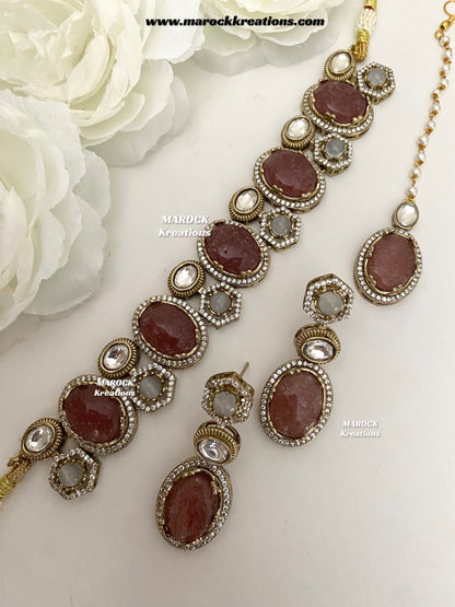 Ridam Sabyasachi inspired Premium Quality Kundan statement choker set