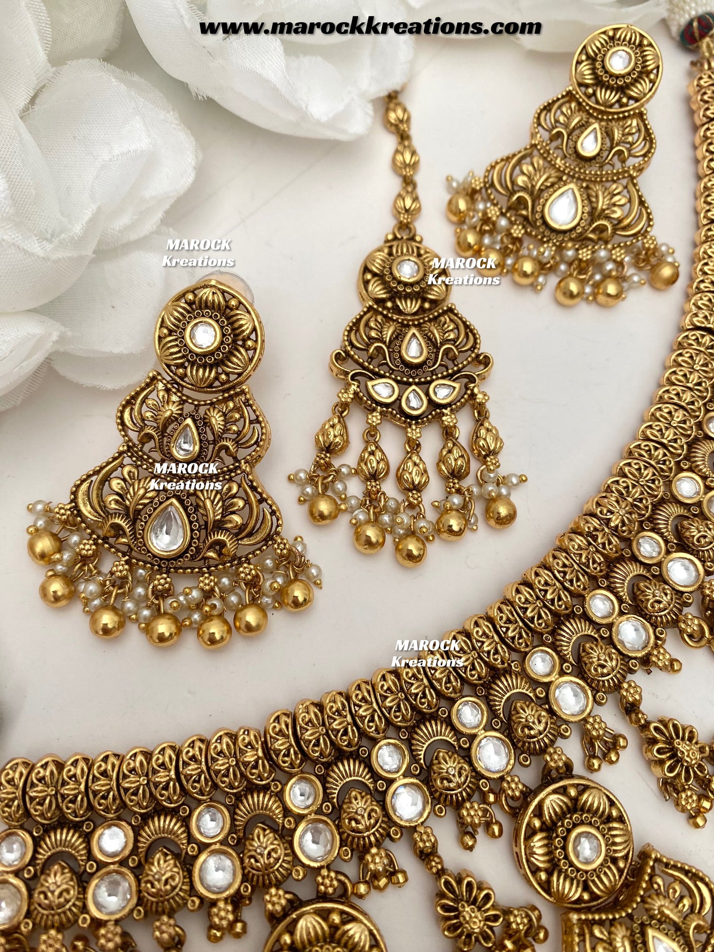 Shannon Premium Quality Gold Plated Bridal set