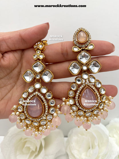 Ruhi Premium Quality Statement Kundan Necklace/Bridal set