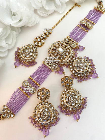 Simona Premium Quality Kundan Choker set