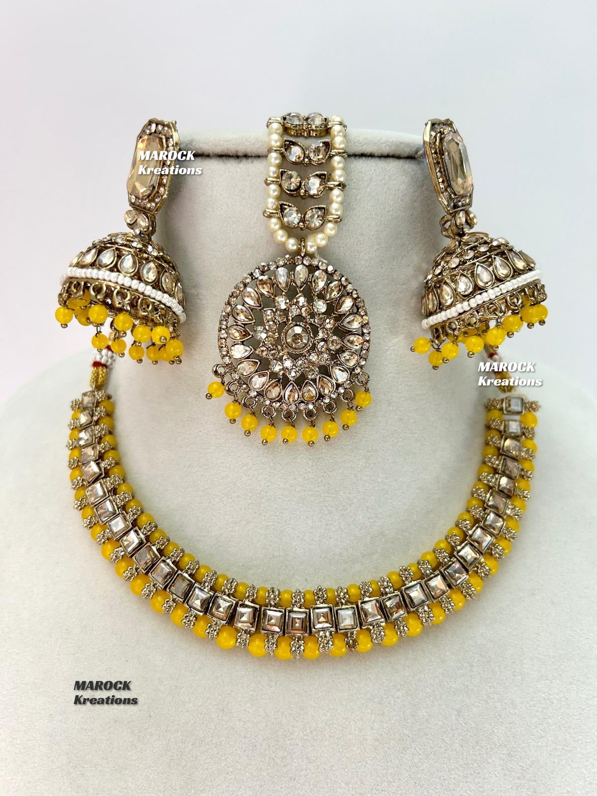 Kajal Polki Necklace set