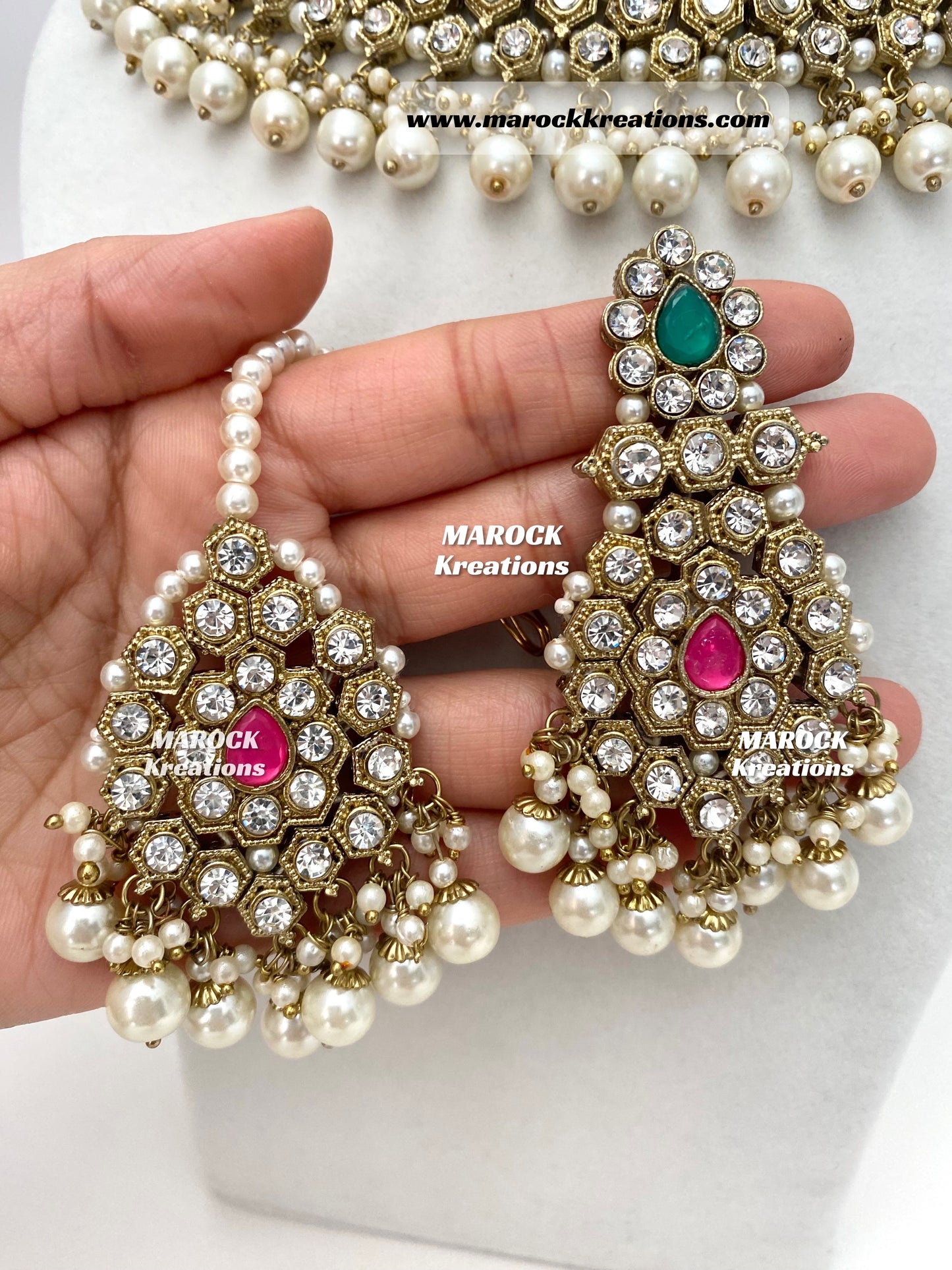 Kundan/Stone Necklace set