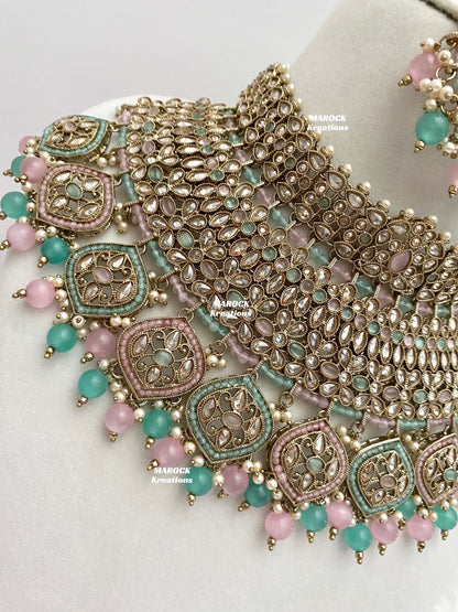 Tashi Premium Quality Polki Statement Bridal set
