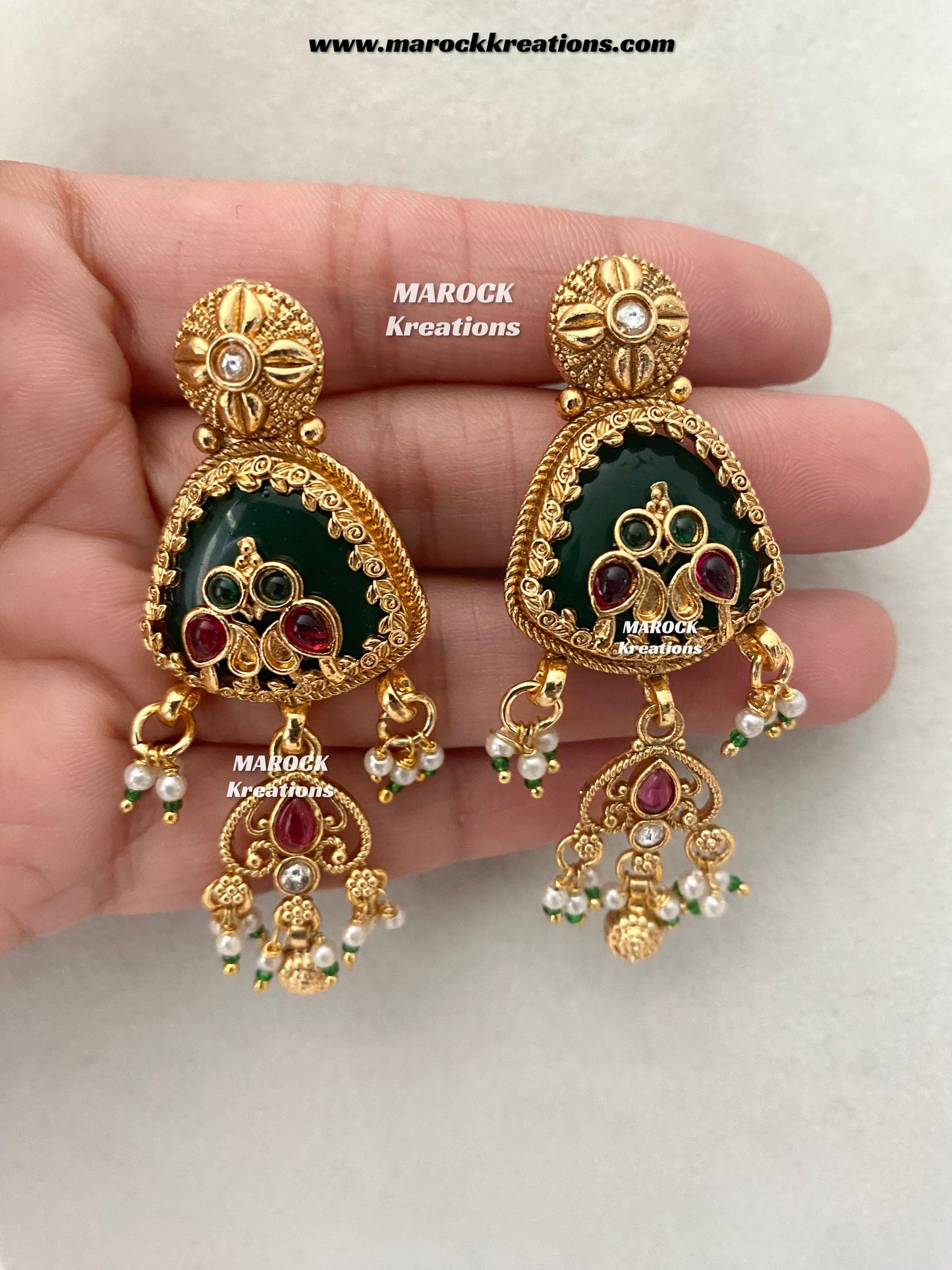 Amita Premium Quality exclusive Gold Plated heritage necklace set
