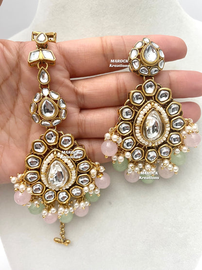 Sania Premium Quality Kundan Necklace set