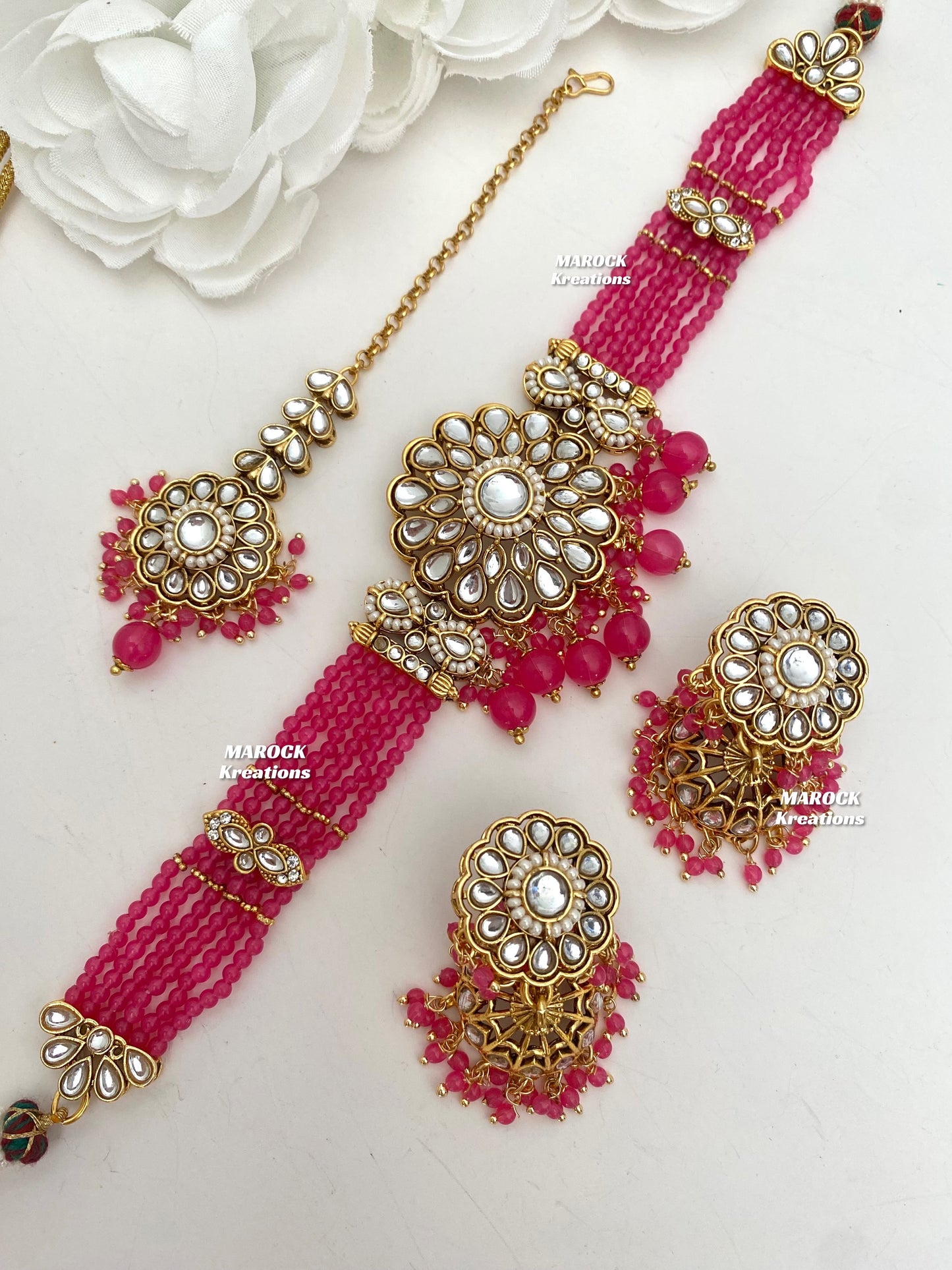 Ginni Premium Quality Kundan choker set