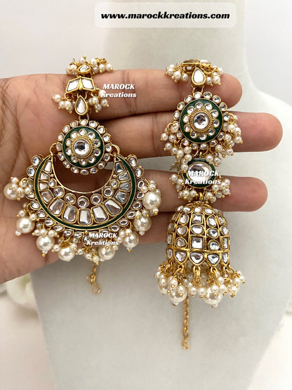 Mehak Premium Quality Kundan Statement Necklace set