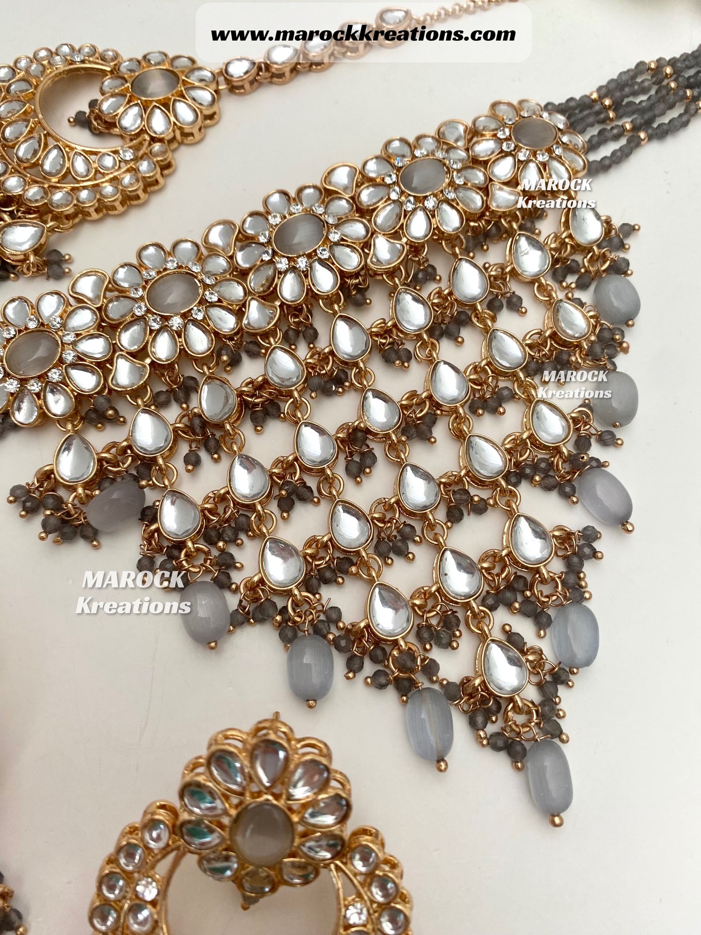 Yasmin premium quality Kundan Statement Choker set