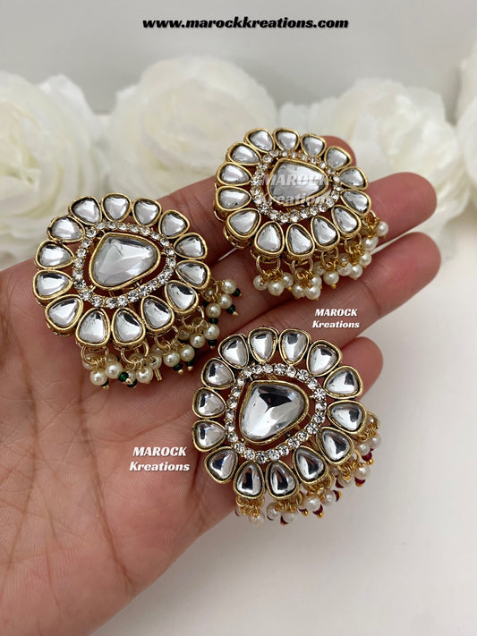 Kundan hair pins/Braid and bun pins