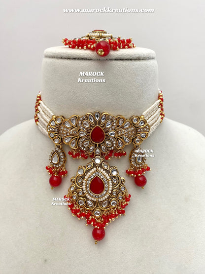 Mahima Premium Quality Kundan Choker set