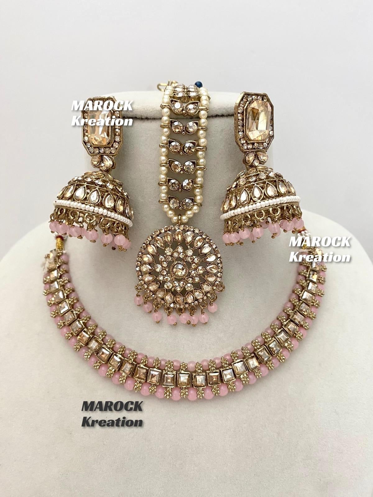 Kajal Polki Necklace set