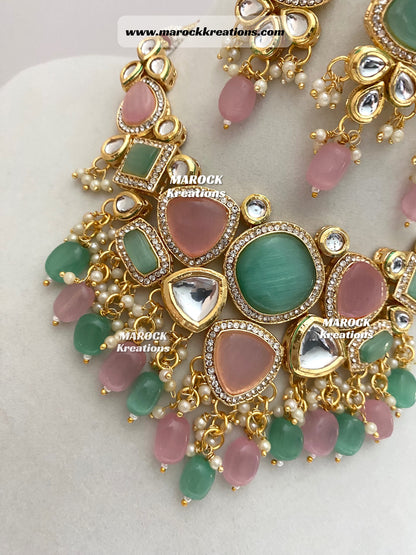 Kundan Statement Necklace set