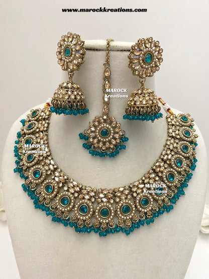 Sameera Polki Necklace set