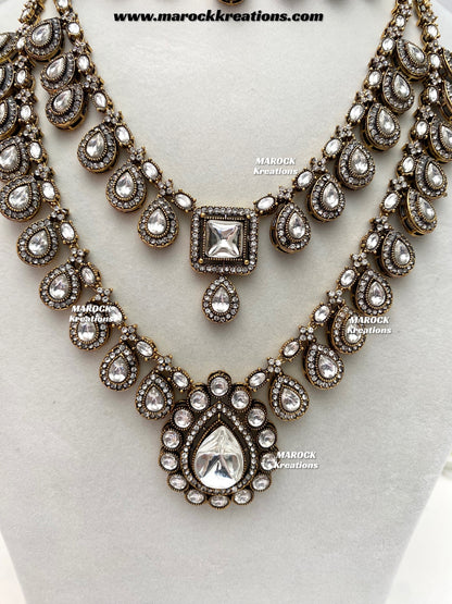 Darsha Sabyasachi inspired Victorian Kundan Statement necklace set