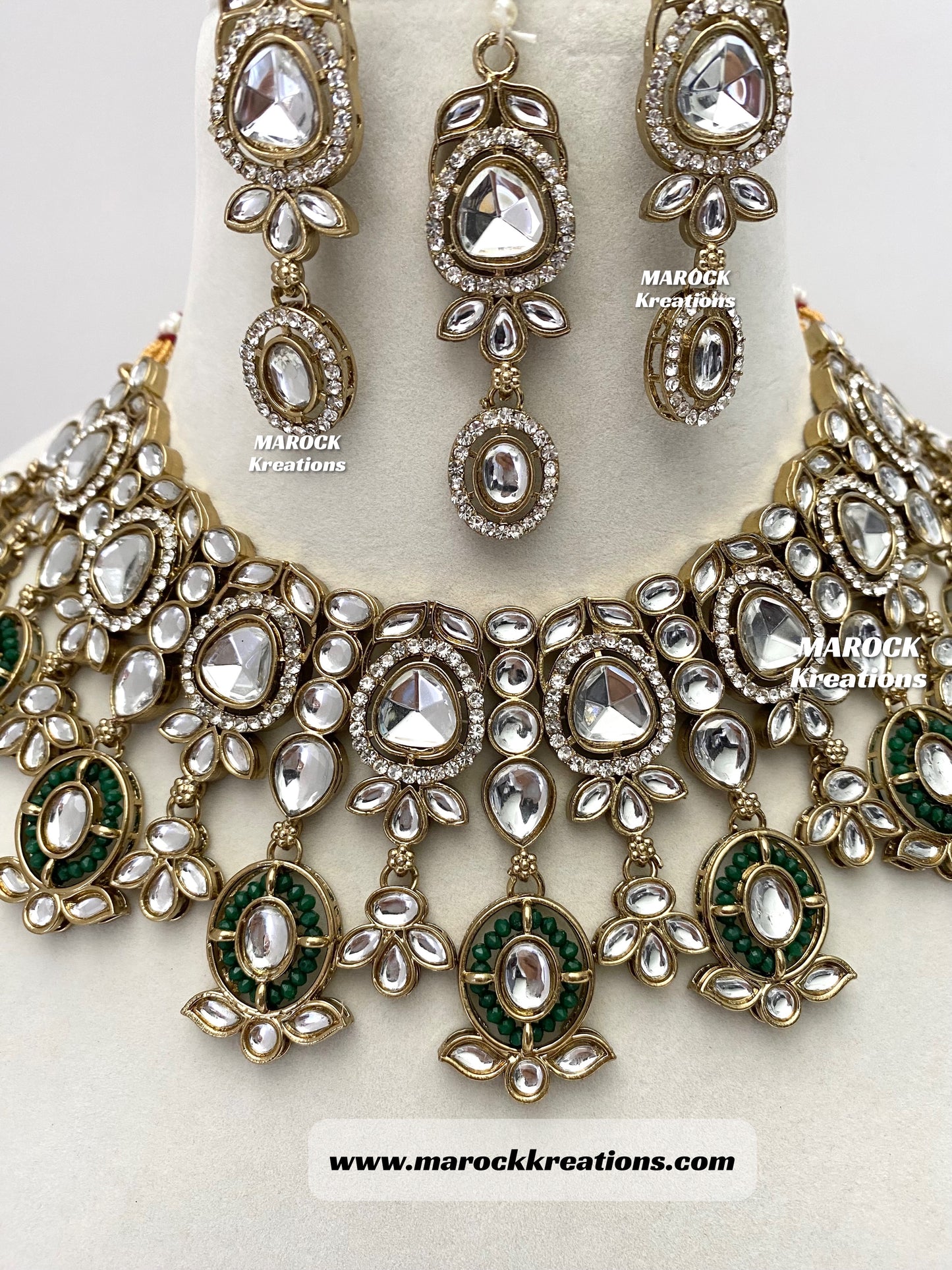 Noor Kundan Statement Necklace set