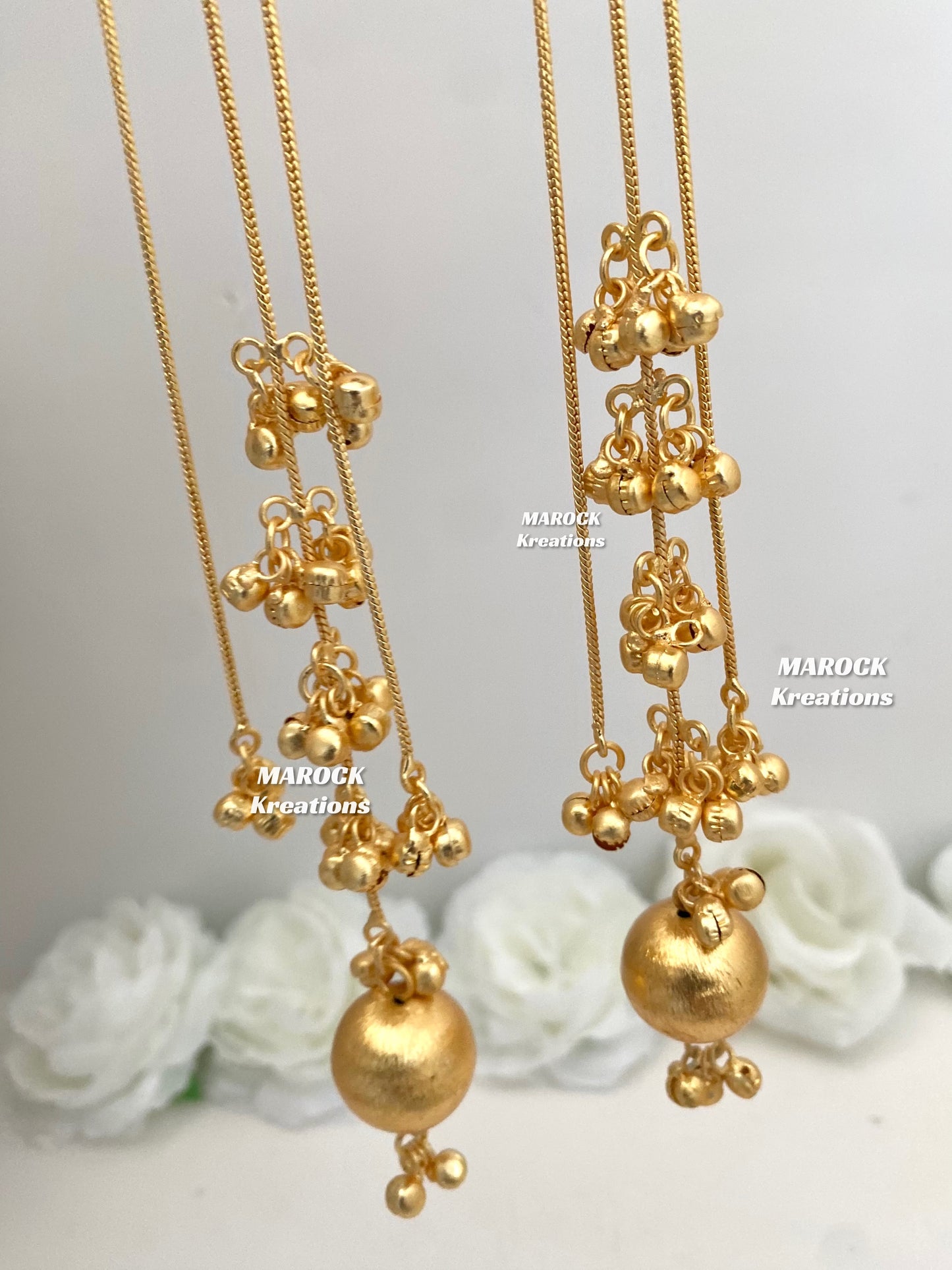 Mehnaz Premium quality Doli/Barat Gold plated Kashmiri Statement Earrings