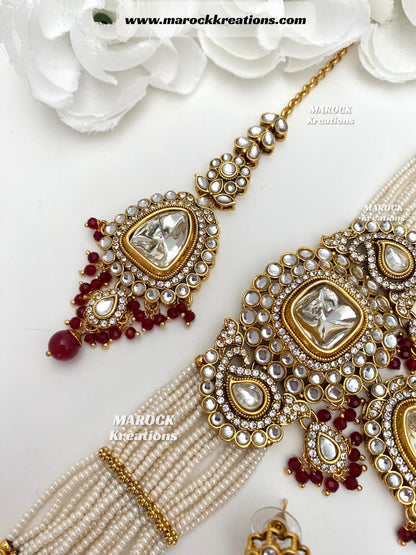 Aarzoo Kundan Statement Choker set