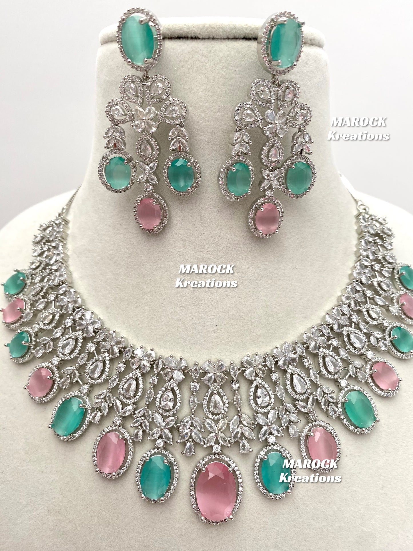 Amaya American Diamond Necklace set