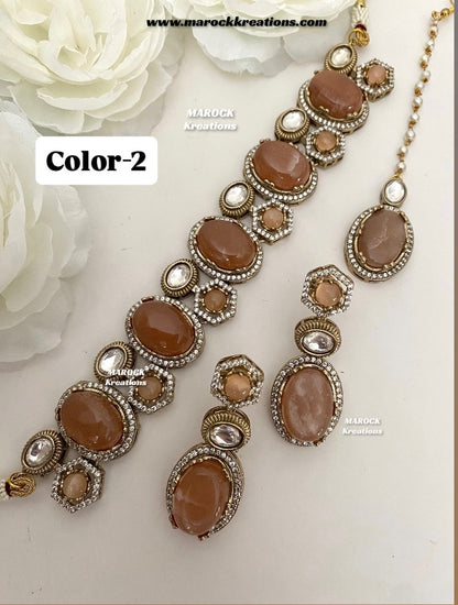 Ridam Sabyasachi inspired Premium Quality Kundan statement choker set