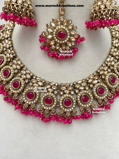 Sameera Polki Necklace set