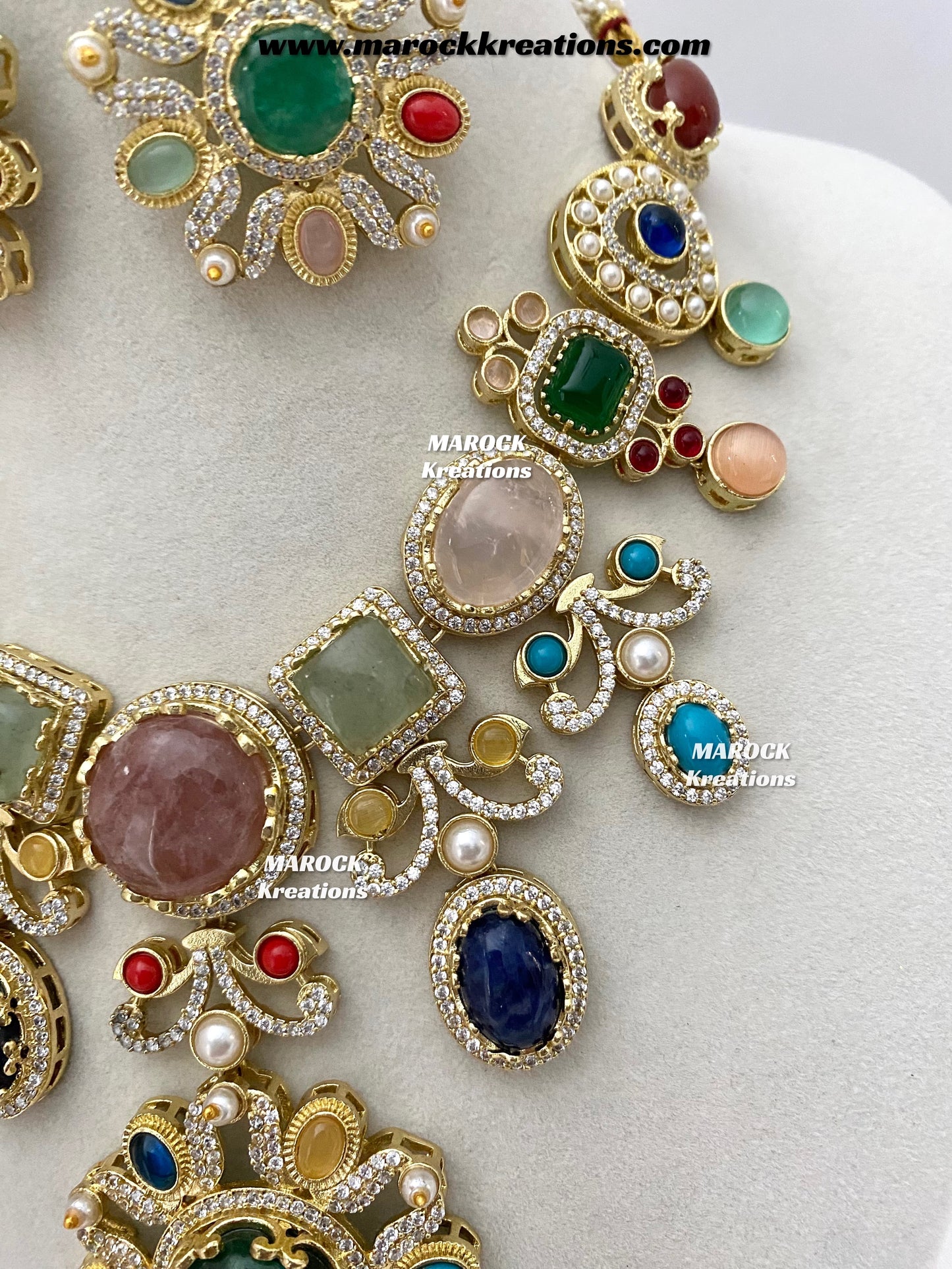 Ella Premium quality Sabyasachi inspired Statement necklace set