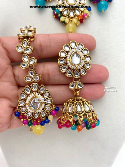 Shaneel Premium quality Kundan Choker set