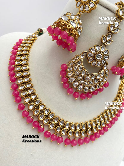 Premium Quality Kundan Necklace set