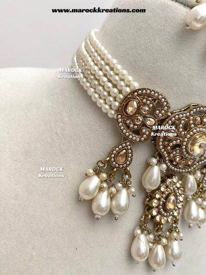 Meghna Polki choker set