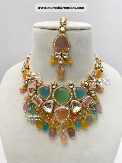 Kundan Statement Necklace set