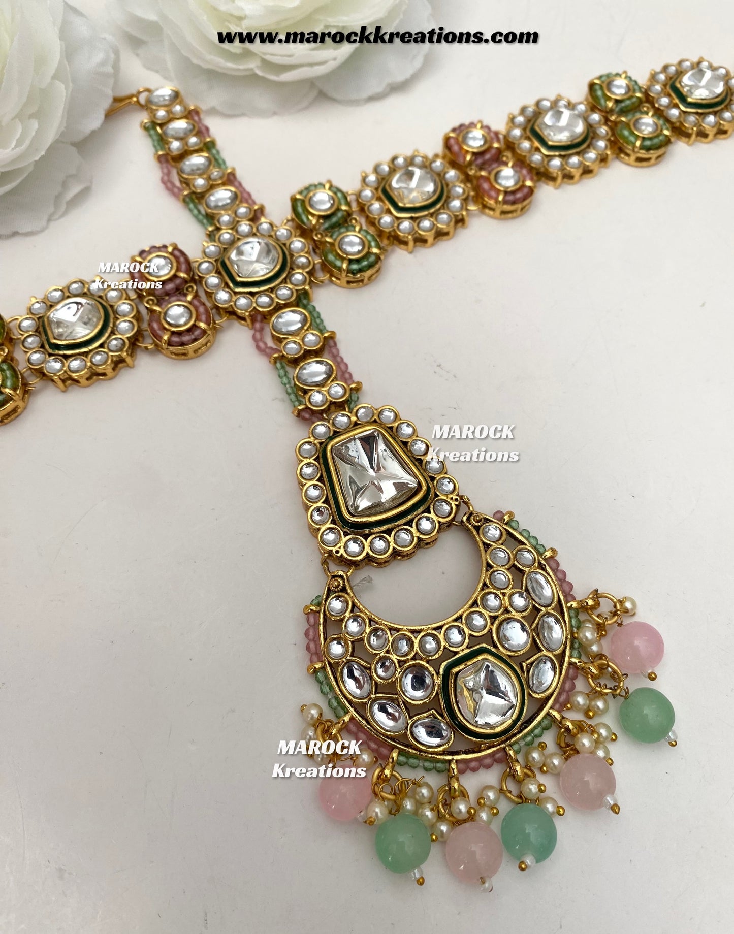 Manvi Premium Quality Kundan Bridal set