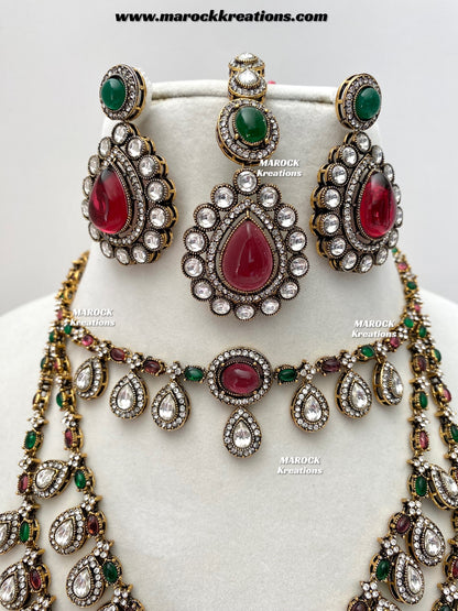 Darsha Sabyasachi inspired Victorian Kundan Statement necklace set