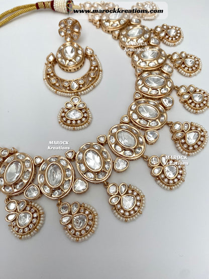 Ambika Tyani inspired Premium Quality Kundan exclusive Necklace set