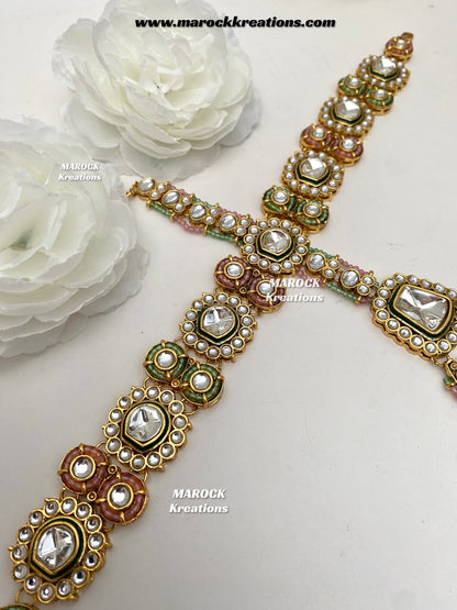 Manvi Premium Quality Kundan Bridal set