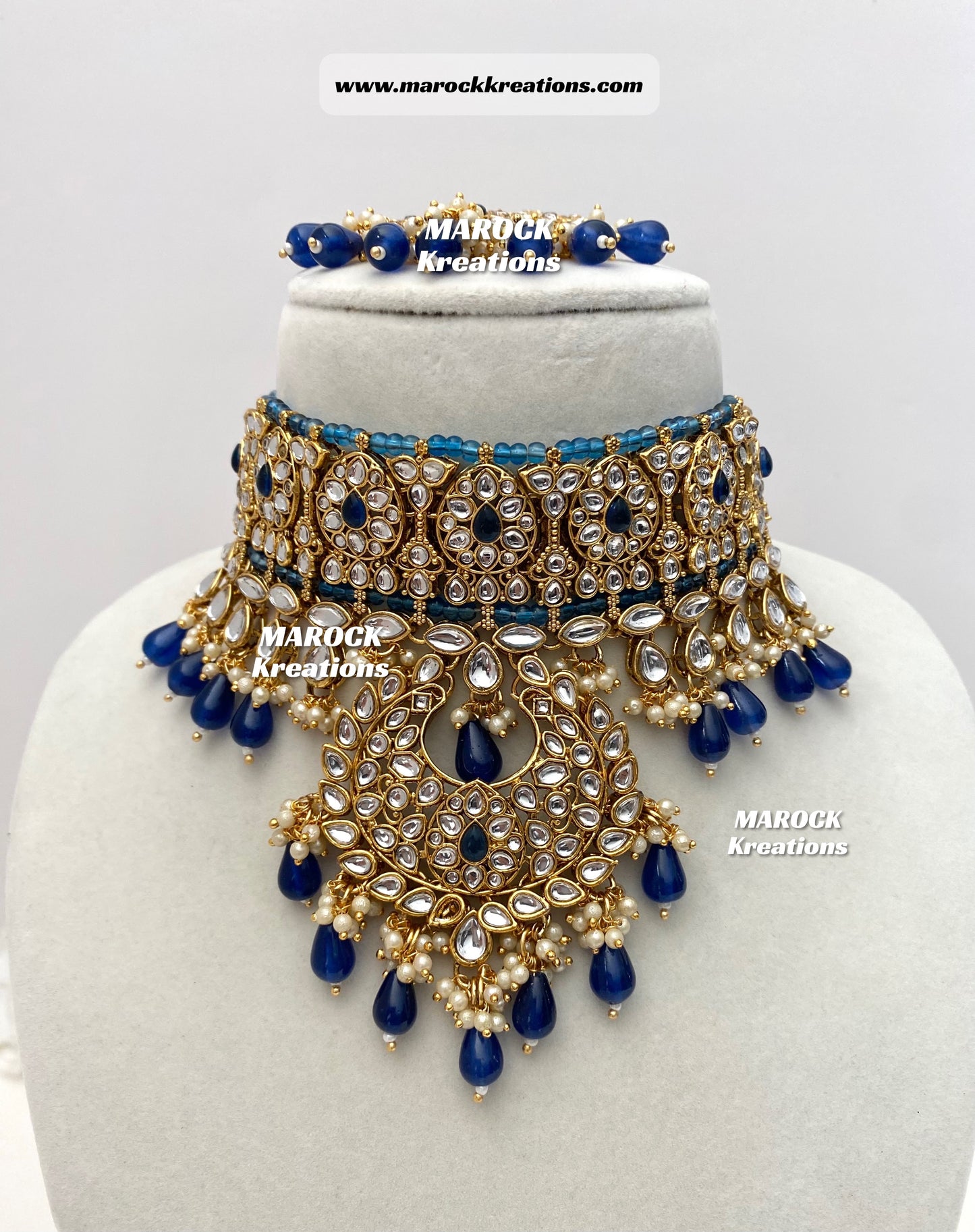 Fine Kundan Statement Choker set