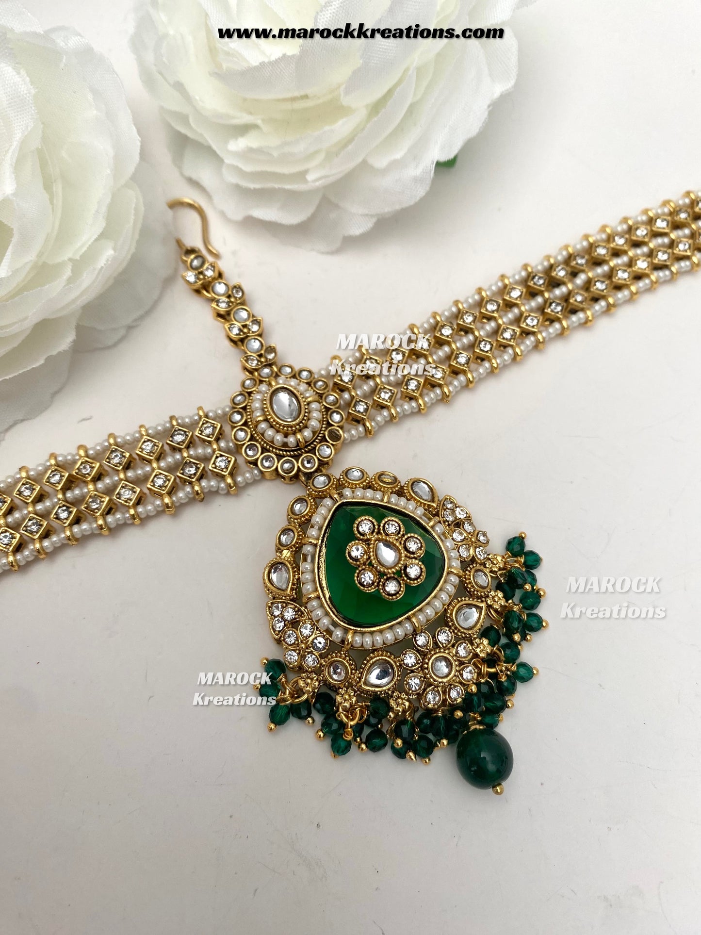 Madhavi Premium Quality Kundan Statement Bridal set