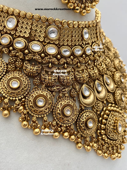 Manara Premium Quality Gold Plated Bridal set