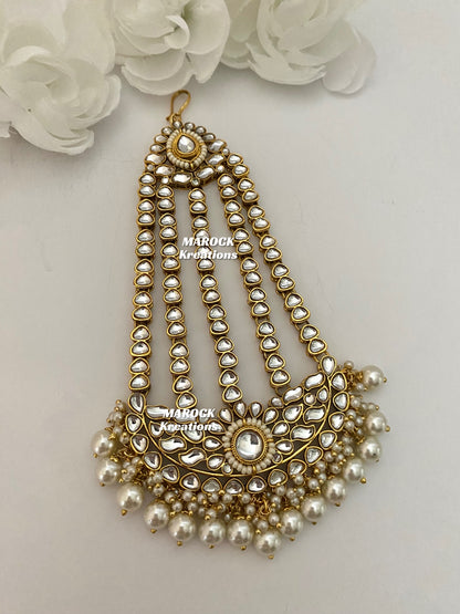 Oversized Kundan Jhoomer/Passa