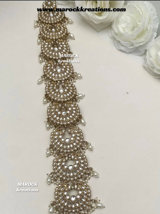 Meetali Kundan Braid Jewelry/Choti