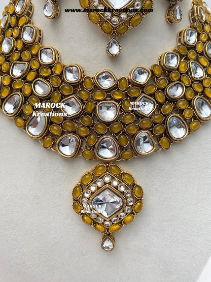 Roksana Sabyasachi inspired Premium Quality Kundan Statement Necklace set