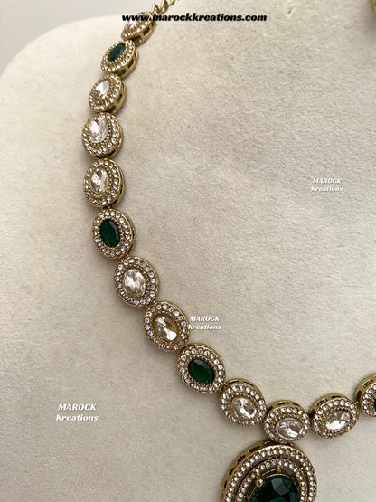 Raveen Premium Quality Kundan Necklace set