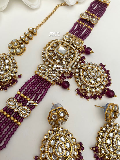 Simona Premium Quality Kundan Choker set