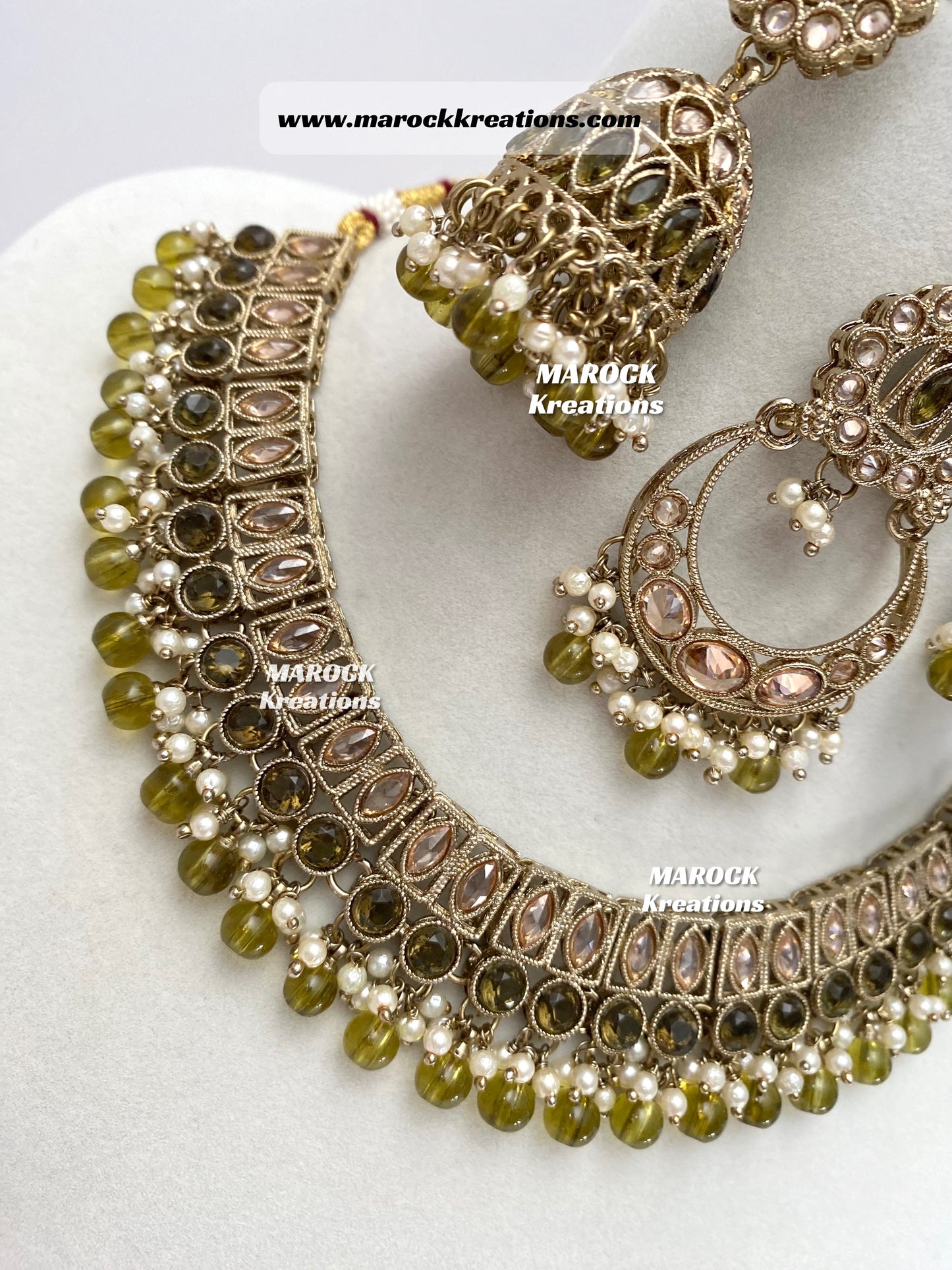 Alisha Antique Polki Choker/Necklace sets