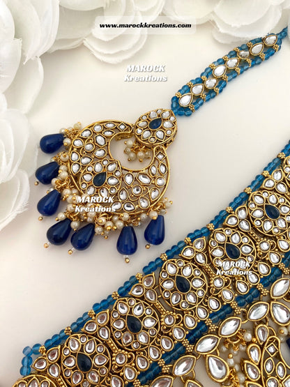 Fine Kundan Statement Choker set