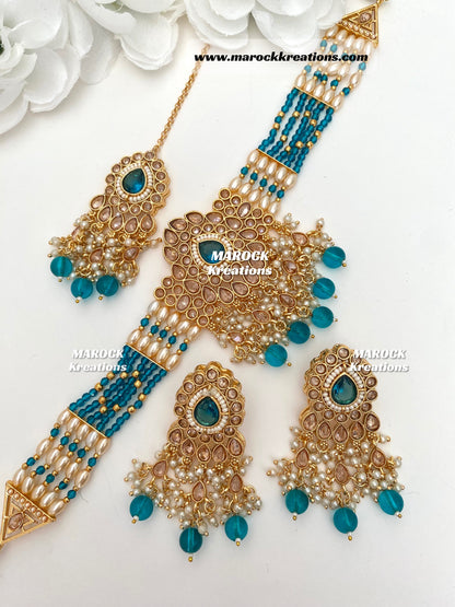 Gold Polki Choker set