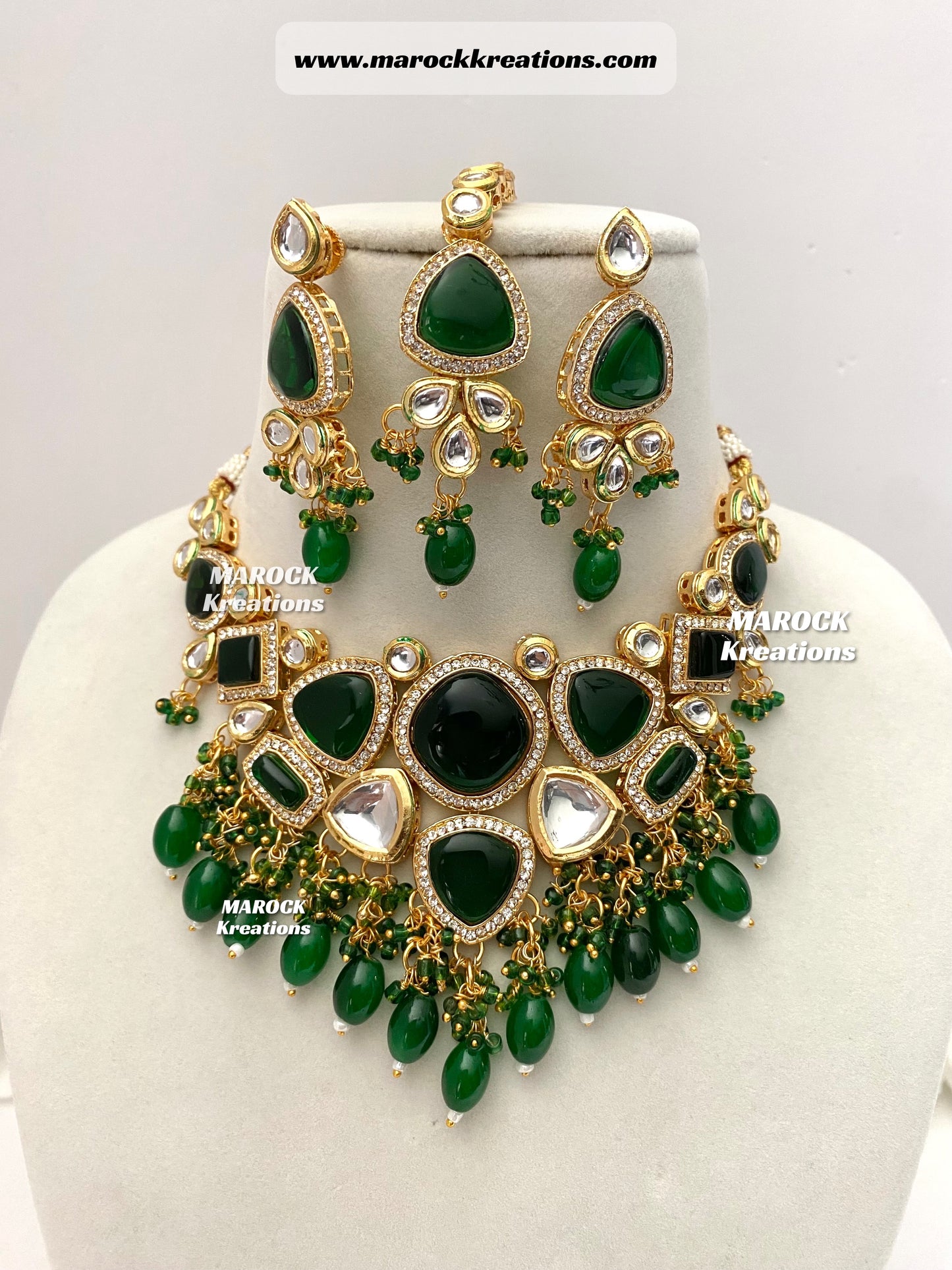 Kundan Statement Necklace set