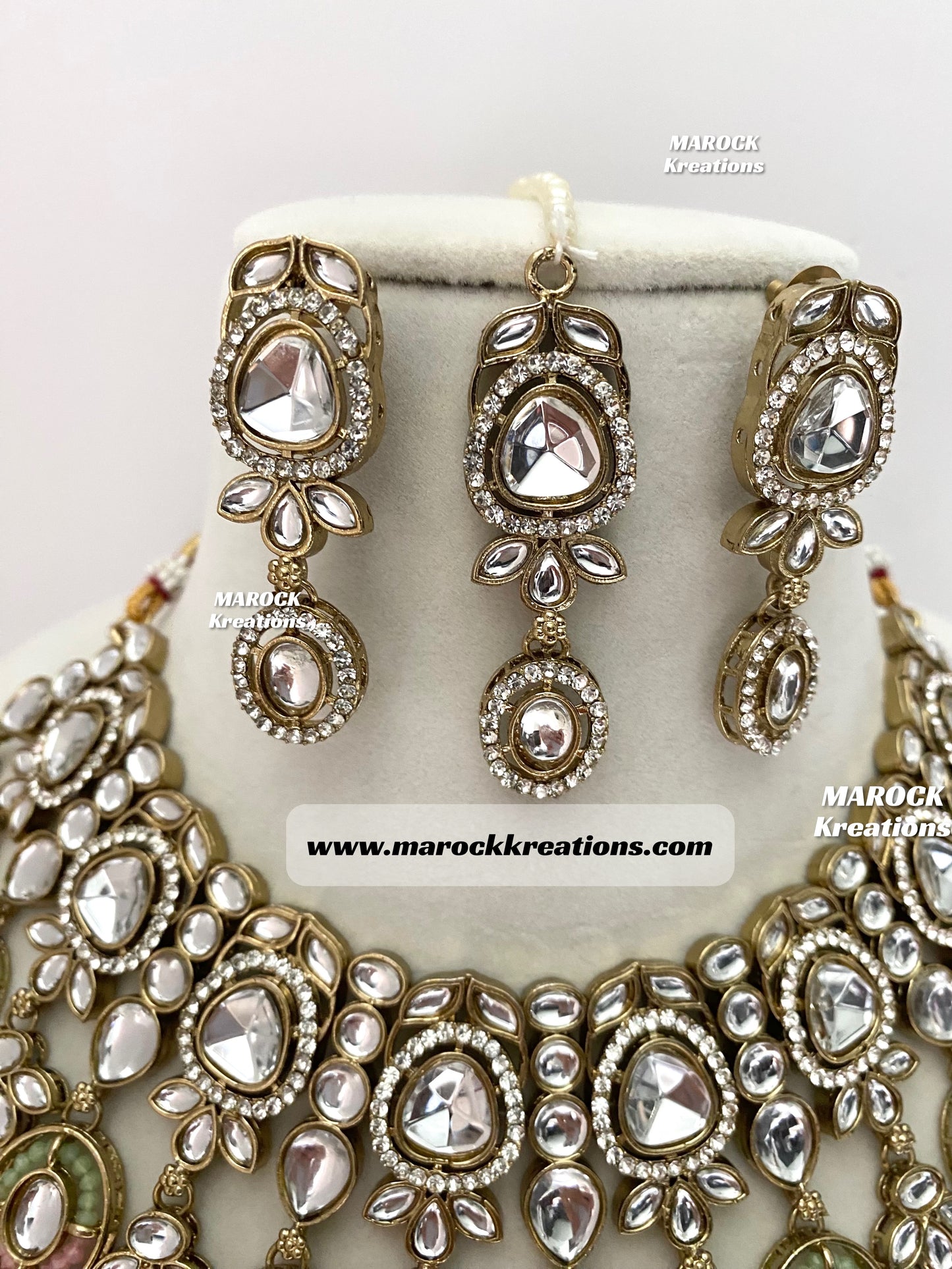 Noor Kundan Statement Necklace set