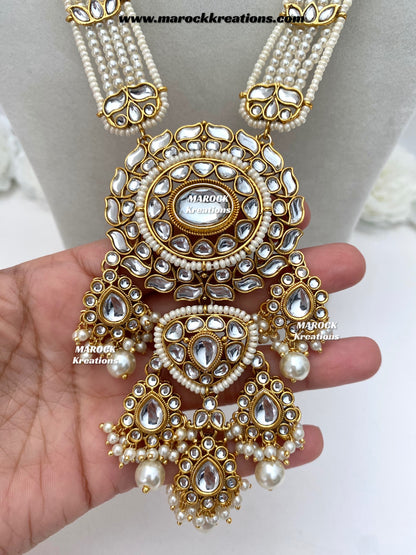 Neela Premium Quality Kundan Statement Rani haar set
